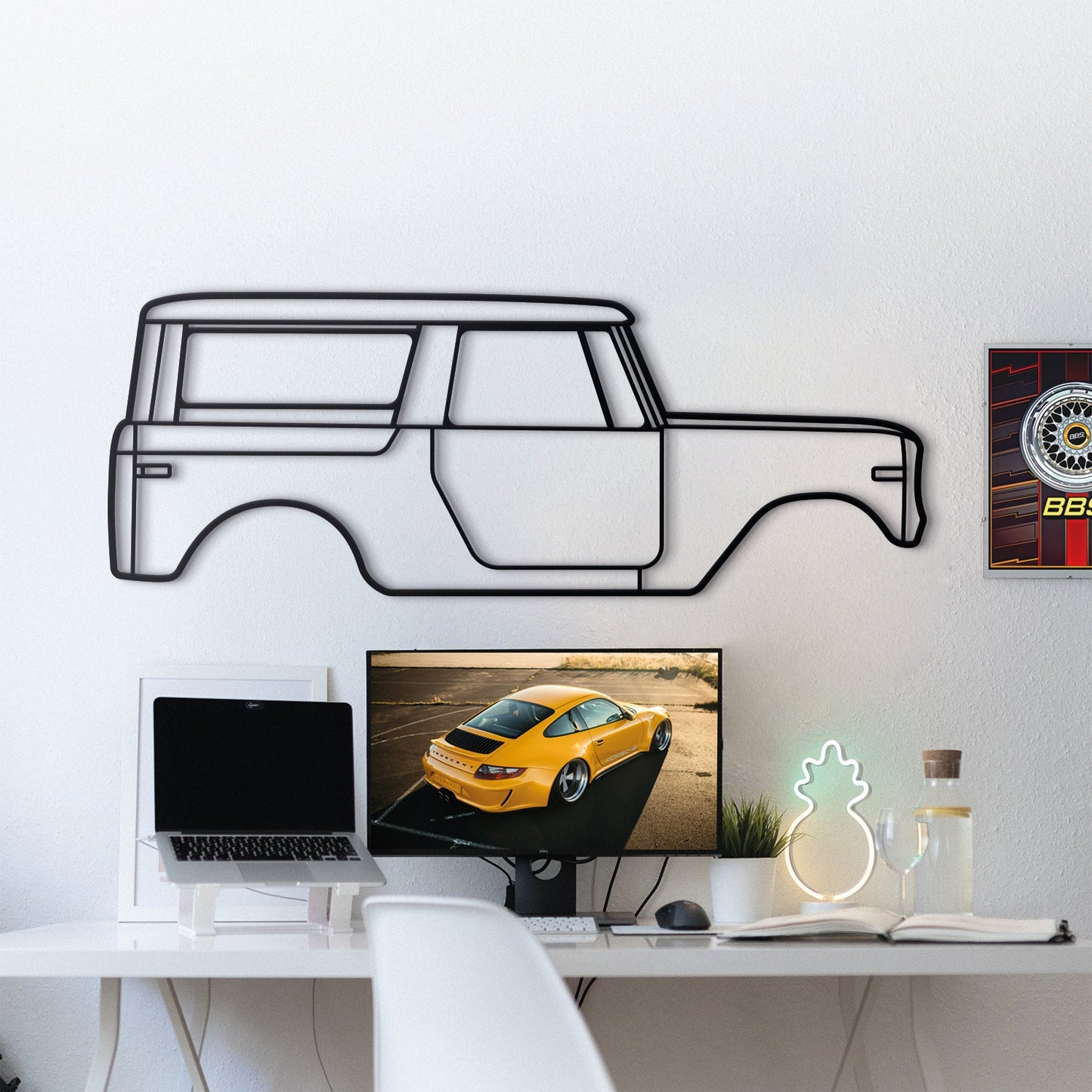 1970 Internatıonal Scout 800 A Metal Car Wall Art - MT0135 - MT0135B49L-MT0135B69L-MT0135B80L-MT0135B99L-MT0135B120L-  DRIVEN - 8