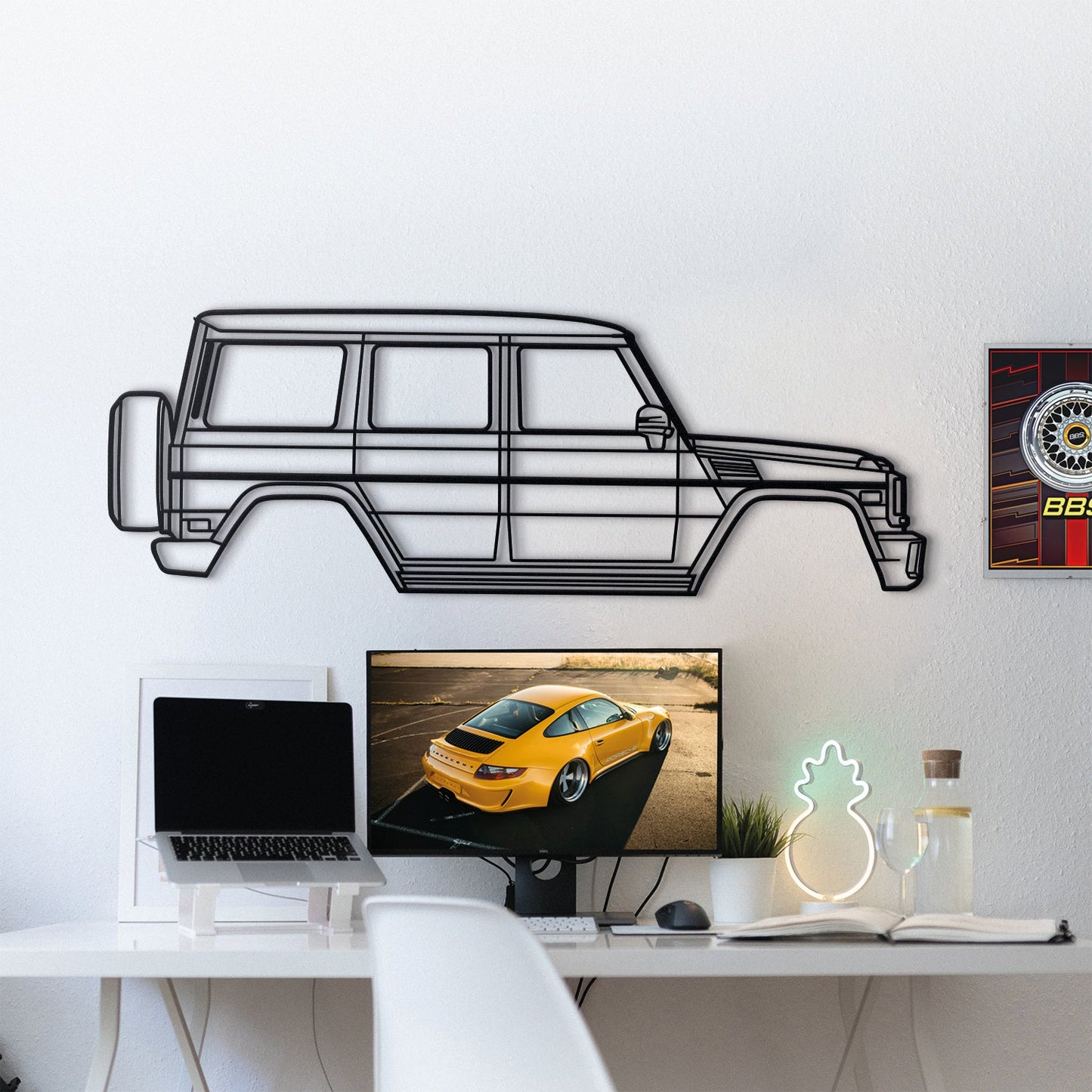 2013 AMG G63 W463 (1st Gen) Metal Car Wall Art - MT0479 - MT0479B49L-MT0479B69L-MT0479B80L-MT0479B99L-MT0479B120L-  DRIVEN - 6