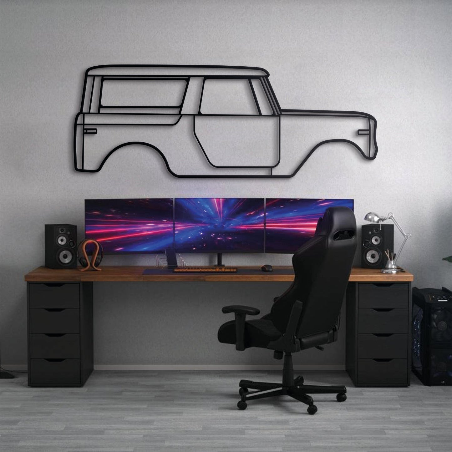 1970 Internatıonal Scout 800 A Metal Car Wall Art - MT0135 - MT0135B49L-MT0135B69L-MT0135B80L-MT0135B99L-MT0135B120L-  DRIVEN - 9