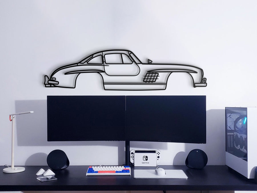 1954 300 SL Coupe Metal Car Wall Art - MT0030 - MT0030B49L-  DRIVEN - 3