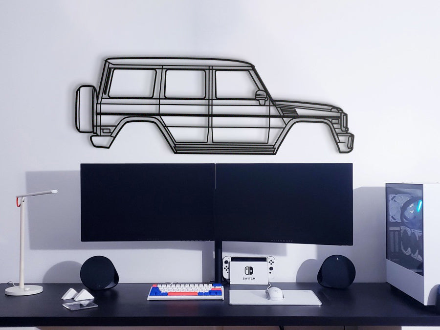 2013 AMG G63 W463 (1st Gen) Metal Car Wall Art - MT0479 - MT0479B49L-MT0479B69L-MT0479B80L-MT0479B99L-MT0479B120L-  DRIVEN - 9