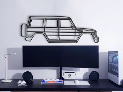 2013 AMG G63 W463 (1st Gen) Metal Car Wall Art - MT0479 - MT0479B49L-MT0479B69L-MT0479B80L-MT0479B99L-MT0479B120L-  DRIVEN - 9