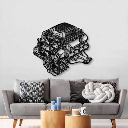 2018 Challenger HEMI Metal Engine Block Wall Art - MTEB-0002 - MTEB-0002B99-MTEB-0002B120-MTEB-0002B138-  DRIVEN - 4