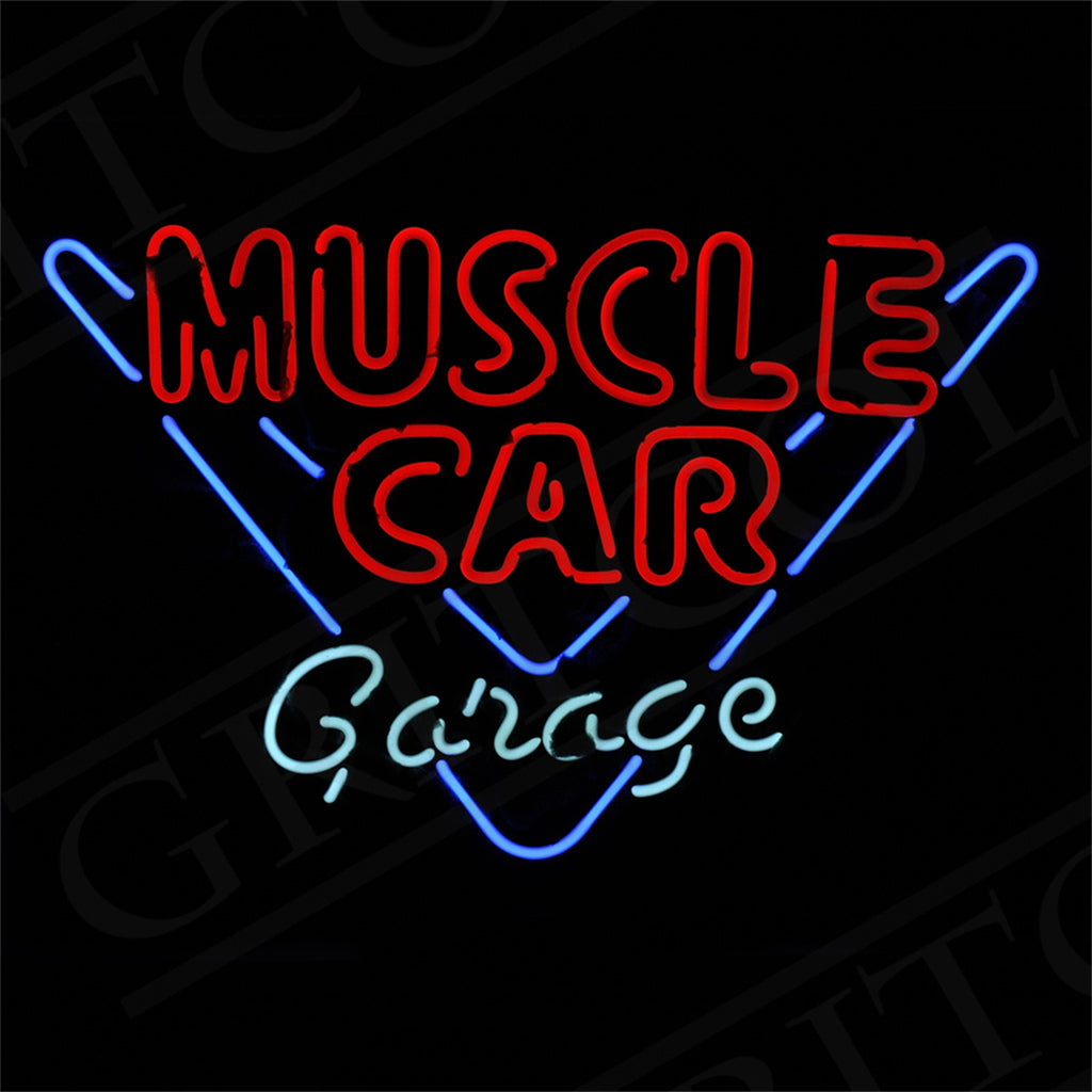 Muscle Car Garage Neon Ligth Sign - ME362-  DRIVEN - 4
