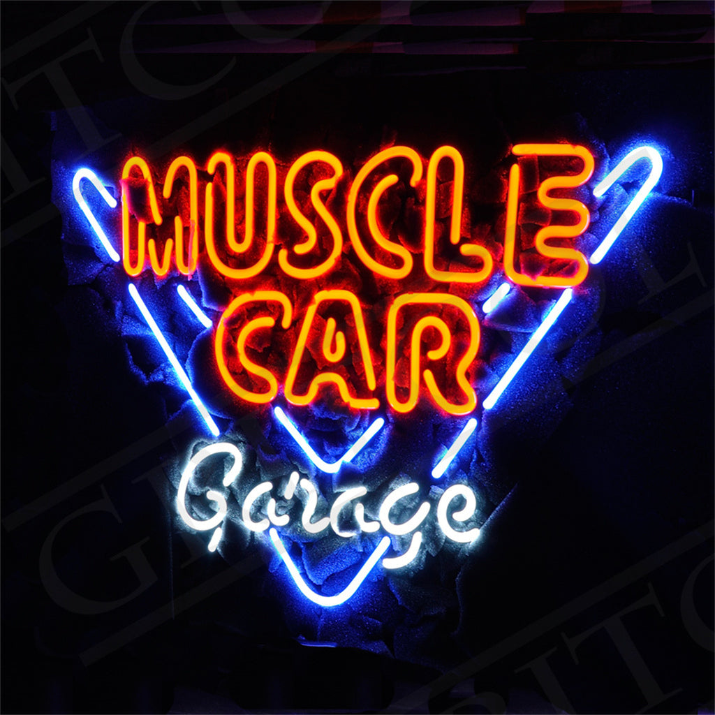 Muscle Car Garage Neon Ligth Sign - ME362-  DRIVEN - 3