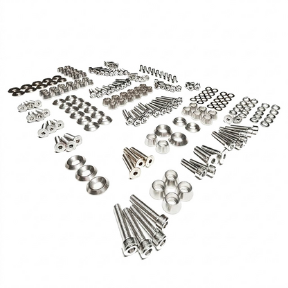 ZSPEC Stage-3 Dress Up Bolts® Fastener Kit for '11-14 Ford Mustang V6 S197, Stainless & Billet - ZSD-754890-  DRIVEN - 14