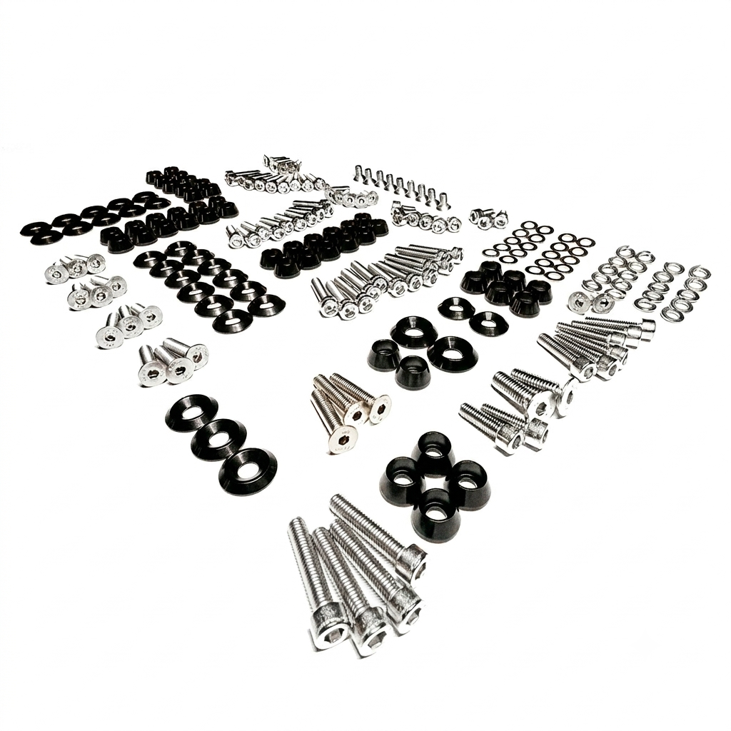 ZSPEC Stage-3 Dress Up Bolts® Fastener Kit for '11-14 Ford Mustang V6 S197, Stainless & Billet - ZSD-754869-  DRIVEN - 17