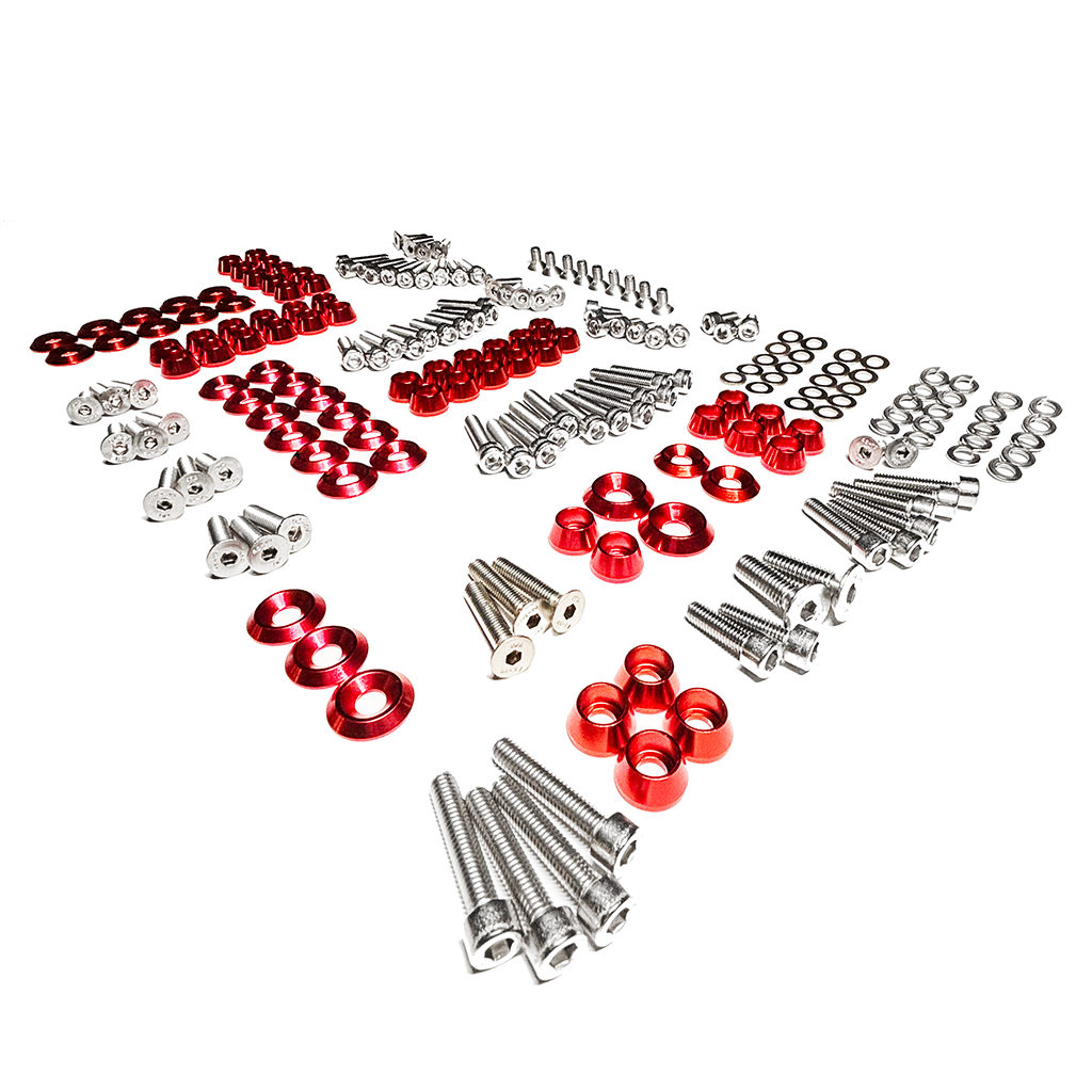 ZSPEC Stage-3 Dress Up Bolts® Fastener Kit for '11-14 Ford Mustang V6 S197, Stainless & Billet - ZSD-754951-  DRIVEN - 19