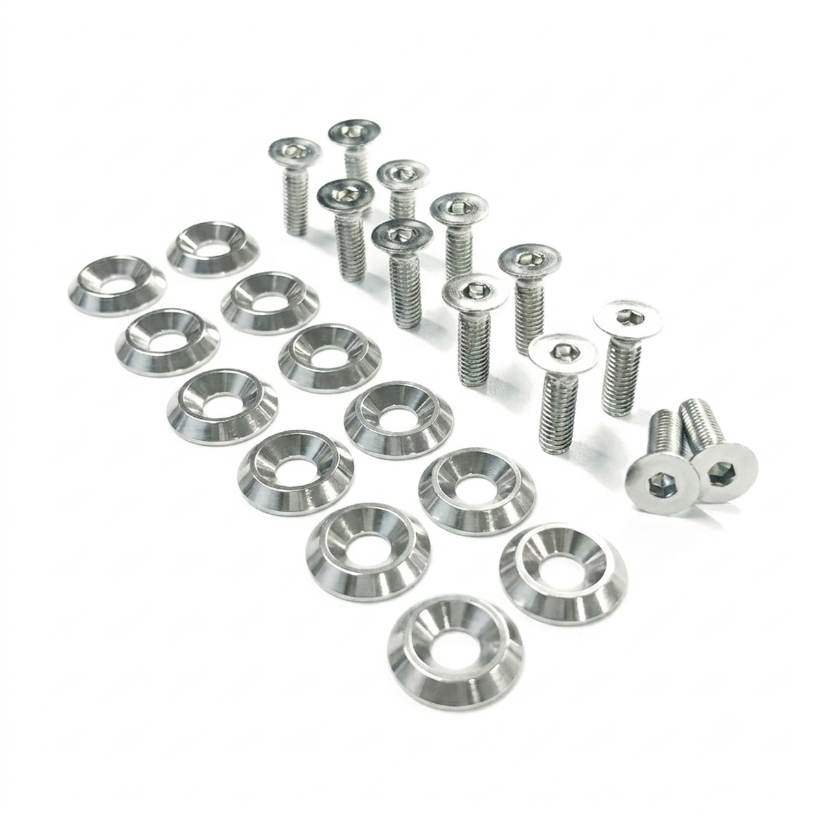 ZSPEC Fenders/Bumper/Hood Latch Kit, Mustang Fox-Body, Stainless & Billet - ZSD-564550-  DRIVEN - 11