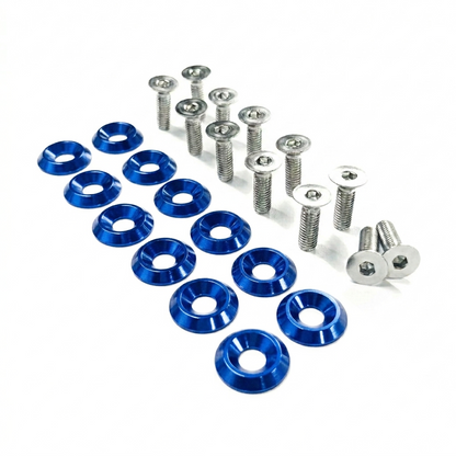 ZSPEC Fenders/Bumper/Hood Latch Kit, Mustang Fox-Body, Stainless & Billet - ZSD-564512-  DRIVEN - 12