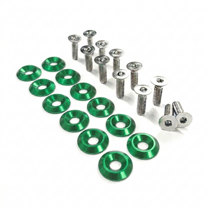 ZSPEC Fenders/Bumper/Hood Latch Kit, Mustang Fox-Body, Stainless & Billet - ZSD-564567-  DRIVEN - 13