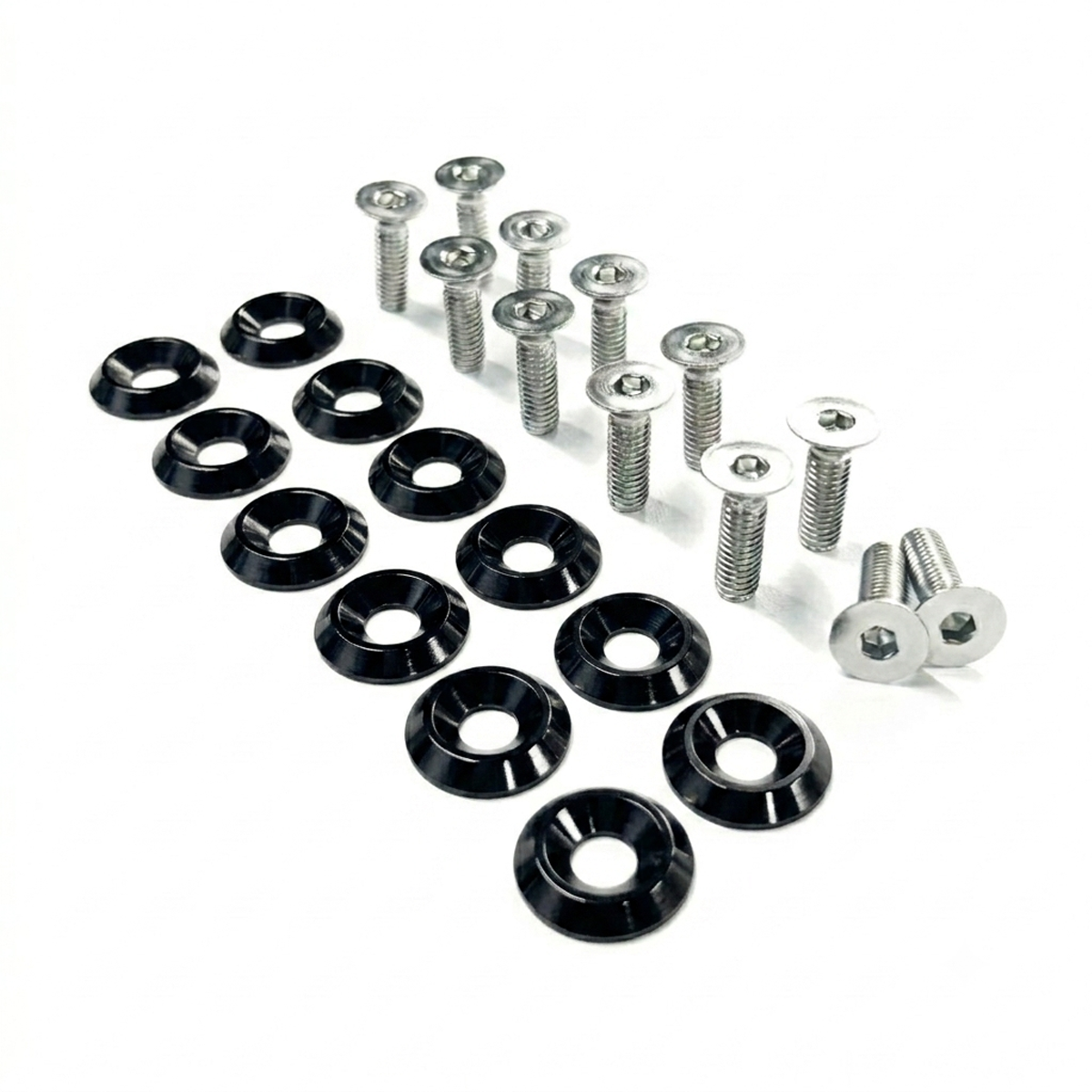 ZSPEC Fenders/Bumper/Hood Latch Kit, Mustang Fox-Body, Stainless & Billet - ZSD-564529-  DRIVEN - 3