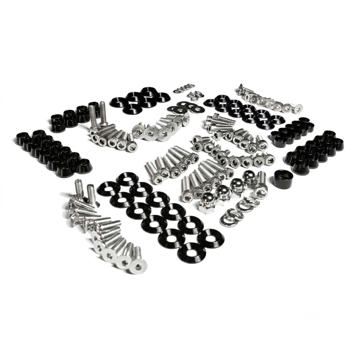ZSPEC Stage-2 Dress Up Bolts® Fastener Kit for '87-93 Ford Mustang V8 Fox-Body, Stainless & Billet - ZSD-190834-  DRIVEN - 12