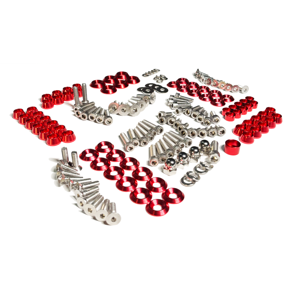 ZSPEC Stage-2 Dress Up Bolts® Fastener Kit for '87-93 Ford Mustang V8 Fox-Body, Stainless & Billet - ZSD-190810-  DRIVEN - 16