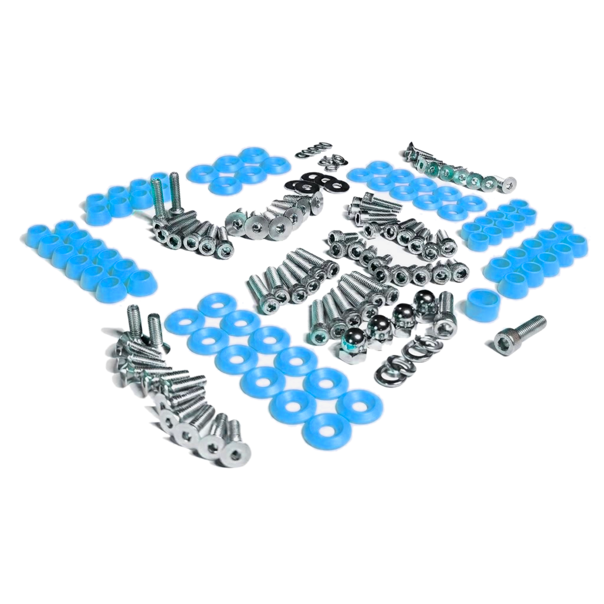 ZSPEC Stage-2 Dress Up Bolts® Fastener Kit for '87-93 Ford Mustang V8 Fox-Body, Stainless & Billet - ZSD-190841-  DRIVEN - 17