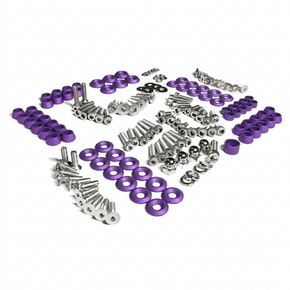 ZSPEC Stage-2 Dress Up Bolts® Fastener Kit for '87-93 Ford Mustang V8 Fox-Body, Stainless & Billet - ZSD-190773-  DRIVEN - 21