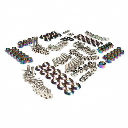 ZSPEC Stage-2 Dress Up Bolts® Fastener Kit for '87-93 Ford Mustang V8 Fox-Body, Stainless & Billet - ZSD-190858-  DRIVEN - 20