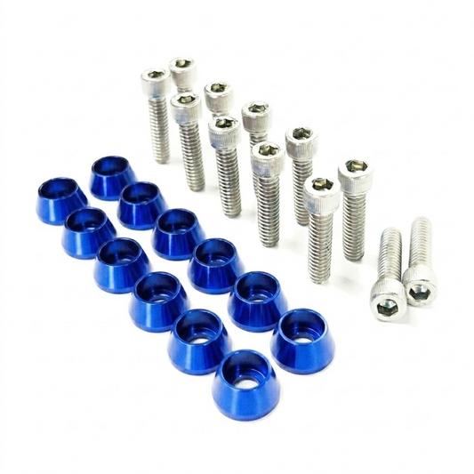 ZSPEC Valve Covers Fastener Kit for '87-93 Ford Mustang V8 Fox-Body, Stainless & Billet - ZSD-564314-  DRIVEN - 1