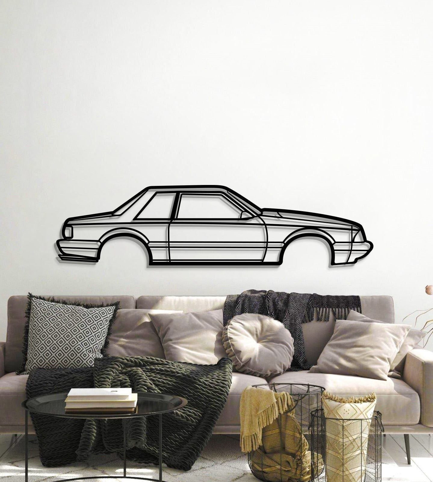 1989 Mustang Foxbody Metal Car Wall Art - MT0225 - MT0225B49L-MT0225B69L-MT0225B80L-MT0225B99L-MT0225B120L-  DRIVEN - 6