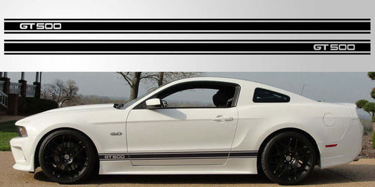 Mustang GT 500 Triple Stripe Vinyl Decal - sku-50952415674500-sku-50952415707268-sku-50952415740036-sku-50952415772804-sku-50952415805572-  DRIVEN - 1