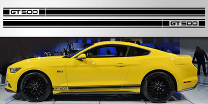 Mustang GT 500 Triple Stripe Vinyl Decal Version 2 - sku-50952415248516-sku-50952415281284-sku-50952415314052-sku-50952415346820-sku-50952415379588-  DRIVEN - 1