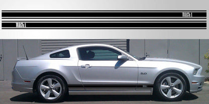 Mustang Mach1 Triple Stripe Vinyl Decal - sku-50952412364932-sku-50952412397700-sku-50952412430468-sku-50952412463236-sku-50952412496004-  DRIVEN - 1