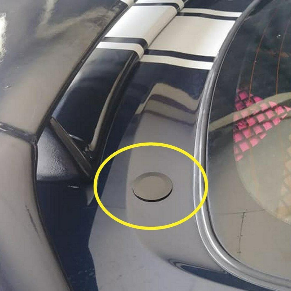 ZSPEC 44mm Rear Wiper Hole-Cover/Cap/Plug, Weatherproof, fits holes 16mm-30mm, Black - ZSD-193712-  DRIVEN - 5
