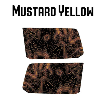 Topographic Rear Window Map Overlays V3 (Perforated) - 2025+ 4Runner