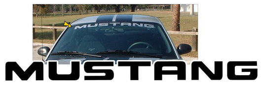 Mustang Windshield Decal - 3" x 40" - N232-SL-1-N232-SL-2-  DRIVEN - 1
