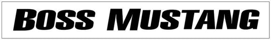 Boss Mustang Windshield Decal - 3.5" x 40" - N575-SL-1-N575-SL-2-  DRIVEN - 1