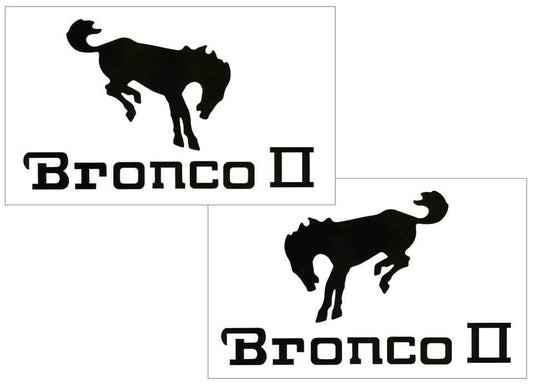 Ford Bronco II Decal Set - 6" x 10" - N722-BK-1-N722-BK-2-  DRIVEN - 1