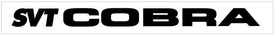 SVT Cobra Windshield Decal - 3" x 40" - N733-SL-1-N733-SL-2-  DRIVEN - 1