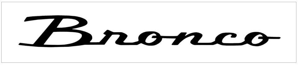 Ford Bronco Windshield Decal - 4" x 33" - N746-SL-1-N746-SL-2-  DRIVEN - 1