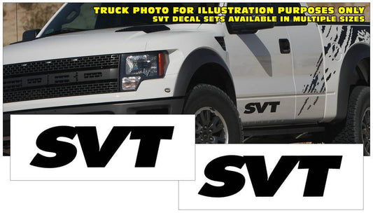 Ford SVT Decal Set - 4" x 13.75" - N755-BK-1-N755-BK-2-  DRIVEN - 1