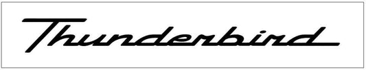 Ford Thunderbird Windshield Decal - 2.9" x 28" - N822-SL-1-N822-SL-2-  DRIVEN - 1