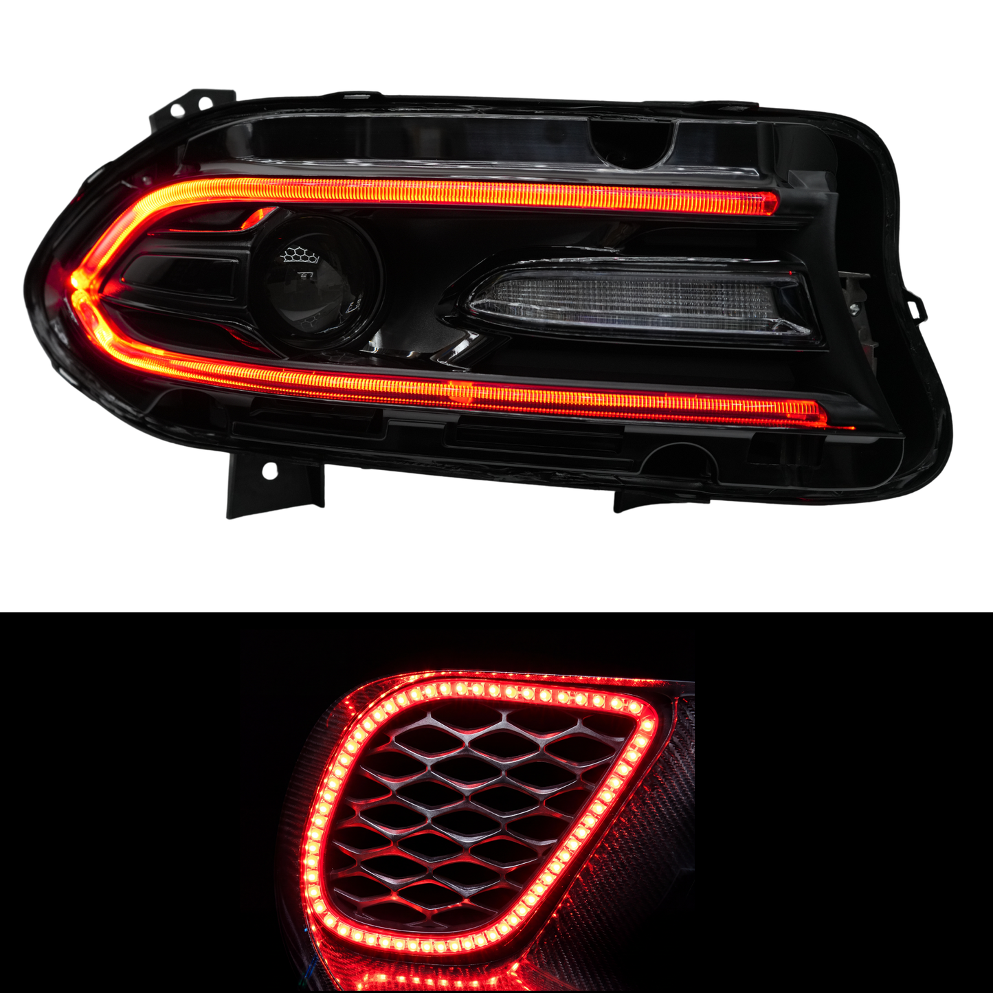 Dodge Charger RGBWA DRL Boards (2015-2024) - E12 | A12 | P2   - BX3-E12 | C15 | A12 | P2   - BX4-E12 | E11 | A12 | P2   - BX4-E12 | D16 | A12 | P2   - BX4-E12 | C18 | A12 | P2   - BX4-  DRIVEN - 17