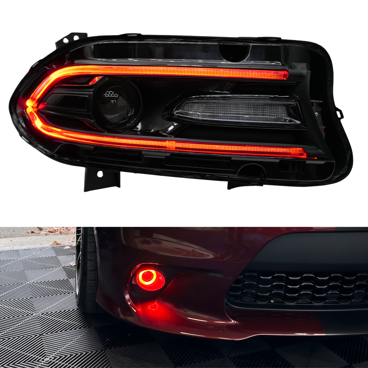 Dodge Charger RGBWA DRL Boards (2015-2024) - E12 | A12 | P2   - BX3-E12 | C15 | A12 | P2   - BX4-E12 | E11 | A12 | P2   - BX4-E12 | D16 | A12 | P2   - BX4-E12 | C18 | A12 | P2   - BX4-  DRIVEN - 18