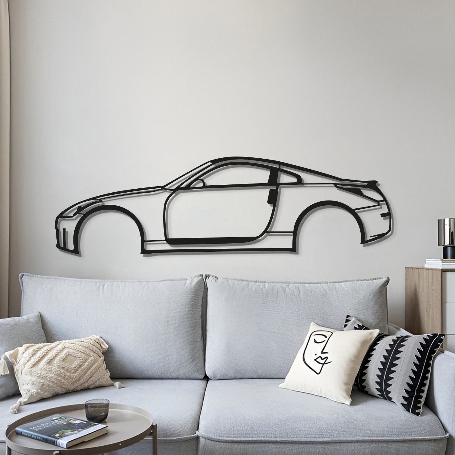 2005 350Z Metal Car Wall Art - MT0319 - MT0319B49L-MT0319B69L-MT0319B80L-MT0319B99L-MT0319B120L-  DRIVEN - 4