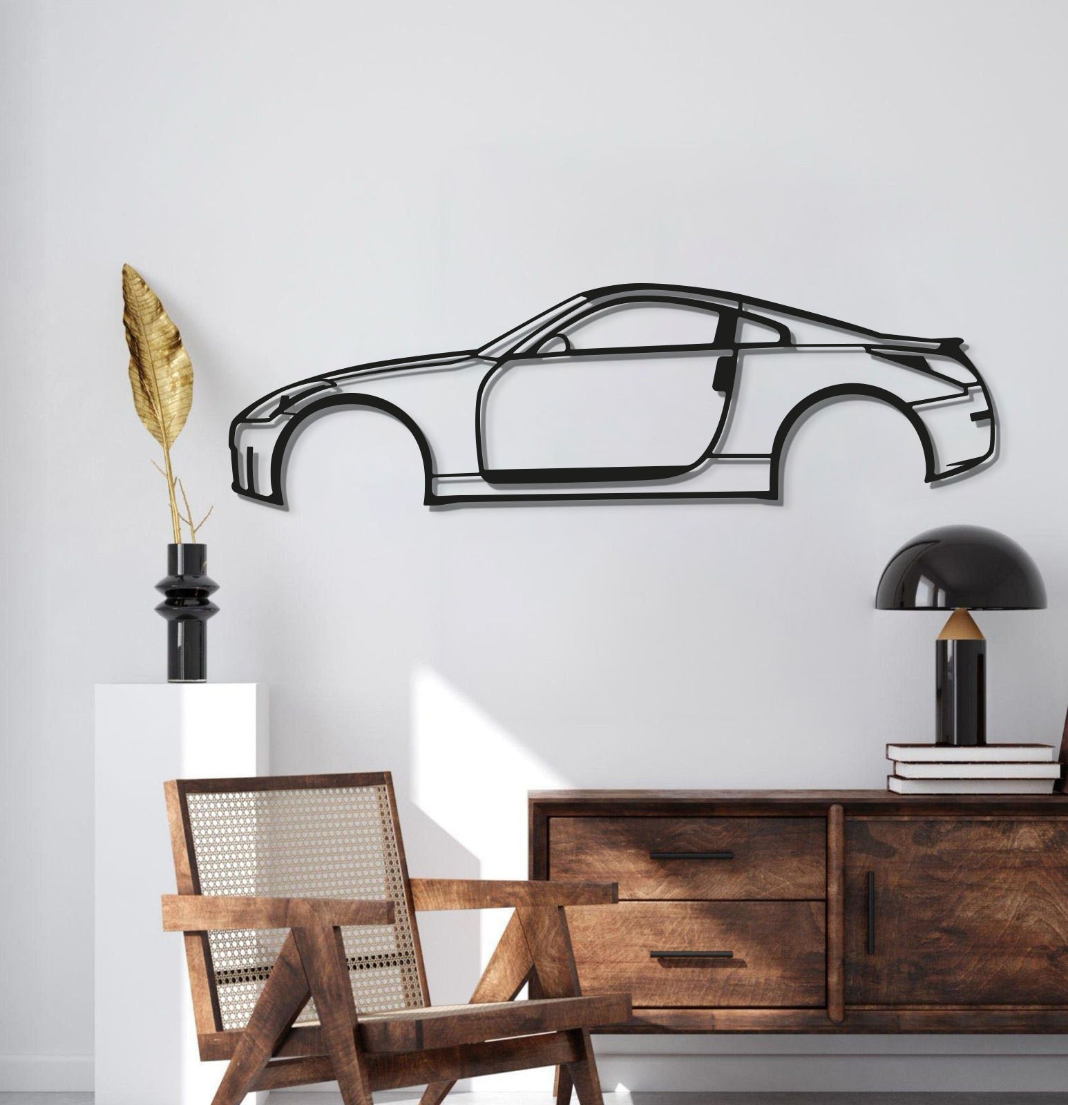 2005 350Z Metal Car Wall Art - MT0319 - MT0319B49L-MT0319B69L-MT0319B80L-MT0319B99L-MT0319B120L-  DRIVEN - 2