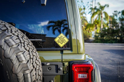 No Baby On Board Sticker 5" - Universal - nobebeonboard5-  DRIVEN - 4