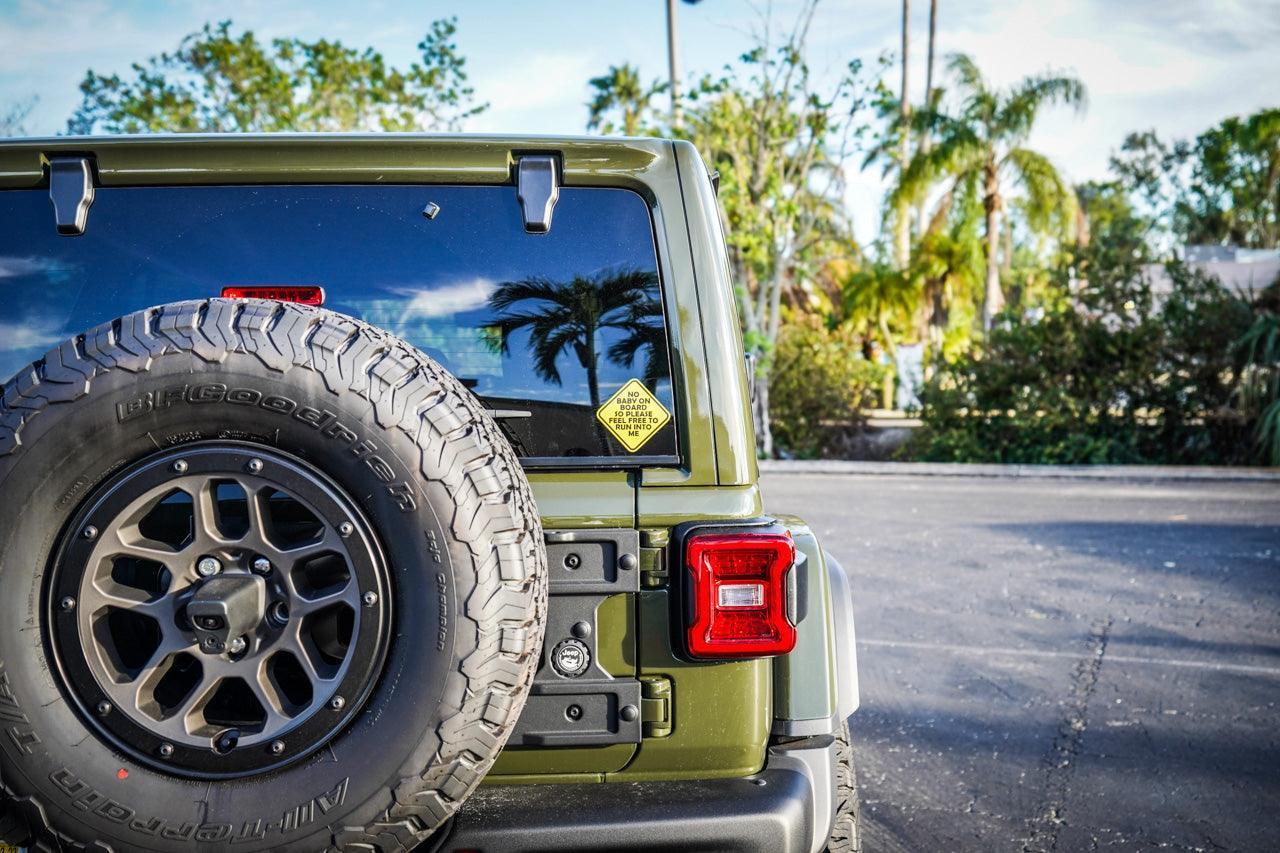 No Baby On Board Sticker 5" - Universal - nobebeonboard5-  DRIVEN - 5