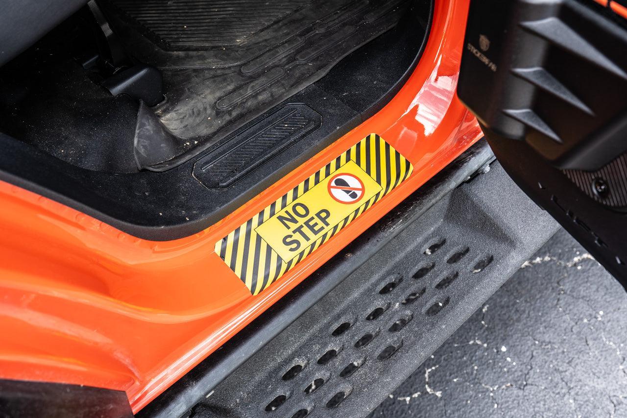 "No Step" Door Sill Protectors - 2021+ Bronco 2/4 Door - 21BRONCOPSDS-4NSTEP-21BRONCOPSDS-2NSTEP-  DRIVEN - 1