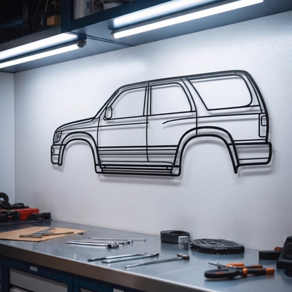 1996 4Runner 3rd Gen (N180)  Metal Car Wall Art - MT0257 - MT0257B49L-  DRIVEN - 3