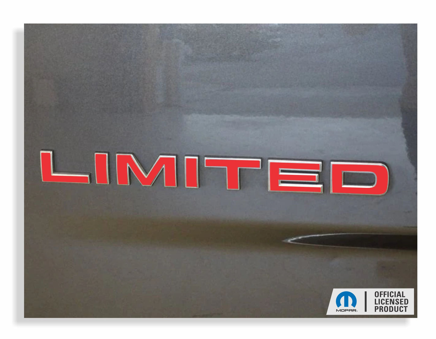 LIMITED Tailgate Emblem Overlay Decal   - 2014-2015 Ram Laramie Limited - sku-42840633311419-sku-42840633376955-sku-42840633344187-sku-42840633409723-sku-42840633442491-  DRIVEN - 1