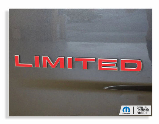 LIMITED Tailgate Emblem Overlay Decal   - 2014-2015 Ram Laramie Limited - sku-42840633311419-sku-42840633376955-sku-42840633344187-sku-42840633409723-sku-42840633442491-  DRIVEN - 1
