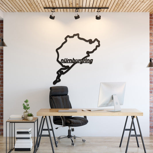 Nurburgring Metal Circuit Wall Art  -MT1484 - MT1484B40-MT1484B69-MT1484B99-  DRIVEN - 1