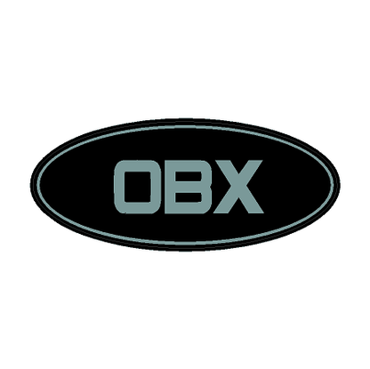 "OBX" Rear Oval Emblem Overlays (Printed Series) - 2021-2024 Bronco Outer Banks - 21BRONCROOBXPT-AMB-21BRONCROOBXPT-A51-21BRONCROOBXPT-AZS-21BRONCROOBXPT-CG-21BRONCROOBXPT-CBN-  DRIVEN - 1