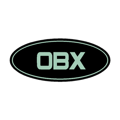 "OBX" Rear Oval Emblem Overlays (Printed Series) - 2021-2024 Bronco Outer Banks - 21BRONCROOBXPT-AMB-21BRONCROOBXPT-A51-21BRONCROOBXPT-AZS-21BRONCROOBXPT-CG-21BRONCROOBXPT-CBN-  DRIVEN - 3