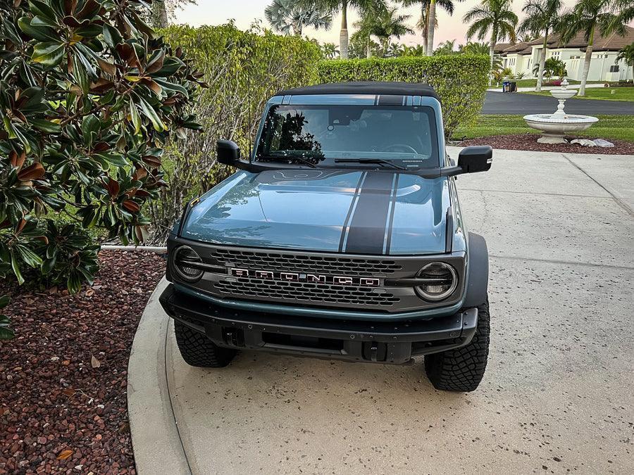 Offset Racing Hood Stripes V1 - 2021+ Bronco - 21BRONCOSTROFF-MB-21BRONCOSTROFF-MBX2-21BRONCOSTROFF-GB-21BRONCOSTROFF-GBX2-21BRONCOSTROFF-BO-  DRIVEN - 9