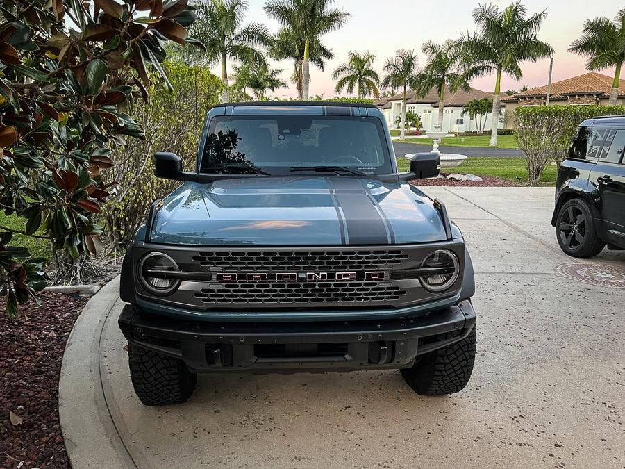 Offset Racing Hood Stripes V1 - 2021+ Bronco - 21BRONCOSTROFF-MB-21BRONCOSTROFF-MBX2-21BRONCOSTROFF-GB-21BRONCOSTROFF-GBX2-21BRONCOSTROFF-BO-  DRIVEN - 10